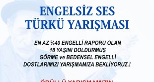 Kızılay Talas Şubesi’nden ‘Engelsiz ses türkü yarışması’