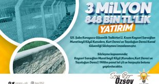 Kayseri için Kanal Güvenliği Sözleşmesi imzalandı